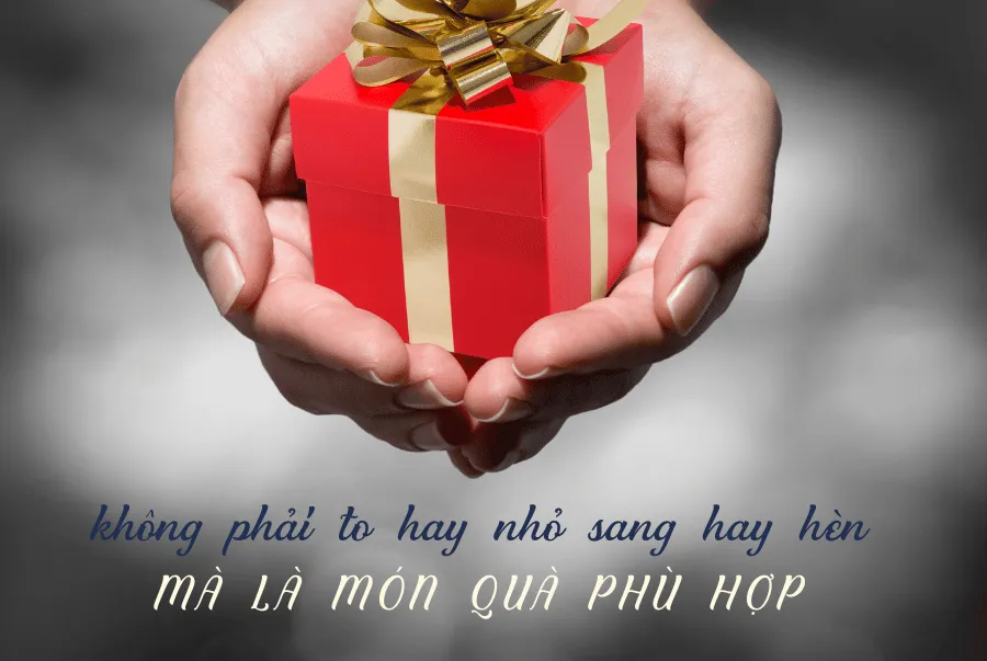 Món quà phù hợp mang nhiều ý nghĩa và sự gắn kết ở giai đoạn mới quen