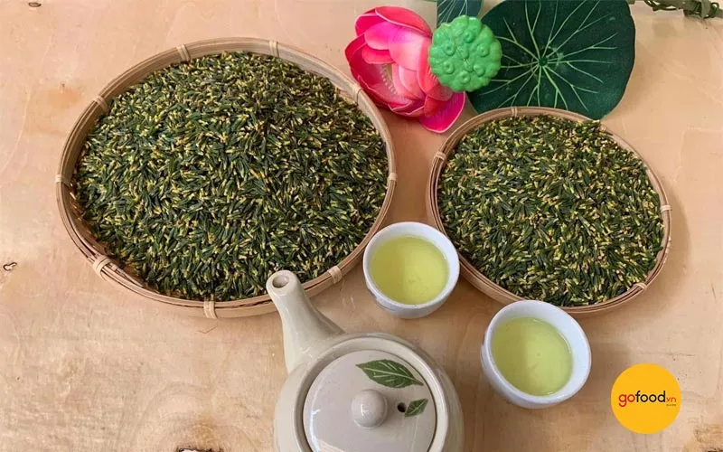 Trà sen Đồng Tháp được đóng gói tinh tế