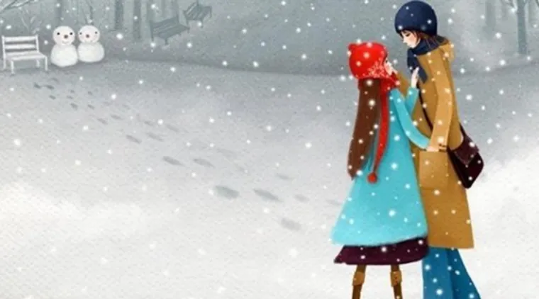 Cặp đôi nắm tay nhau đi dưới ánh đèn lấp lánh trong đêm Noel, minh họa cho lời chúc giáng sinh ý nghĩa cho người yêu