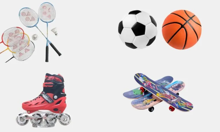 Dụng cụ thể thao cá tính như ván trượt, bóng rổ là những món quà lý tưởng để tặng con