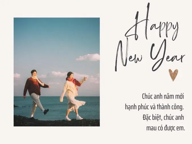 Gửi lời chúc năm mới crush nam giới một cách tinh tế và hiệu quả, kết hợp yếu tố tâm lý học