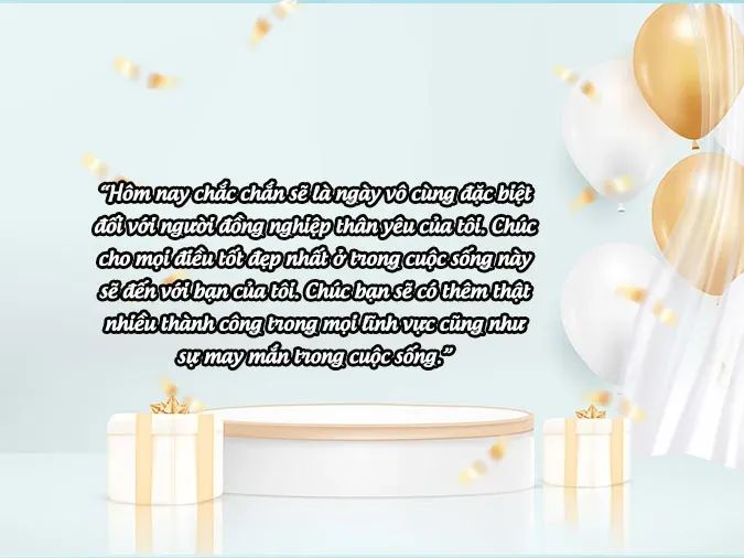 Đồng nghiệp thổi nến bánh sinh nhật