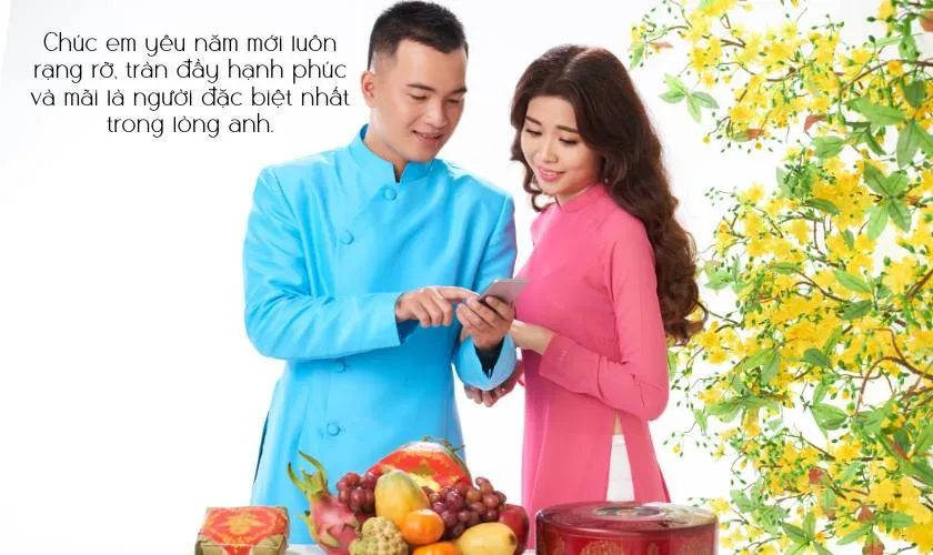 Tuyển chọn lời chúc tết người yêu hay nhất, ngọt ngào và chân thành