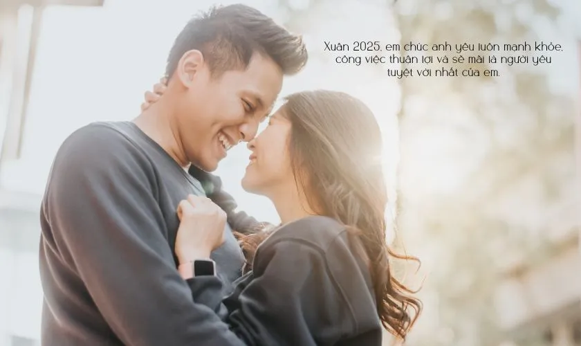 lời chúc tết người yêu nam lãng mạn, động viên sự nghiệp và sức khỏe