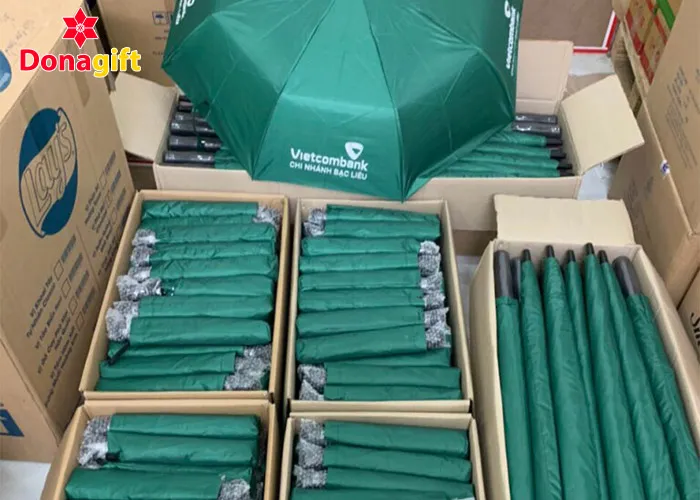 Ô dù in logo cho chiến dịch quảng bá ngoài trời