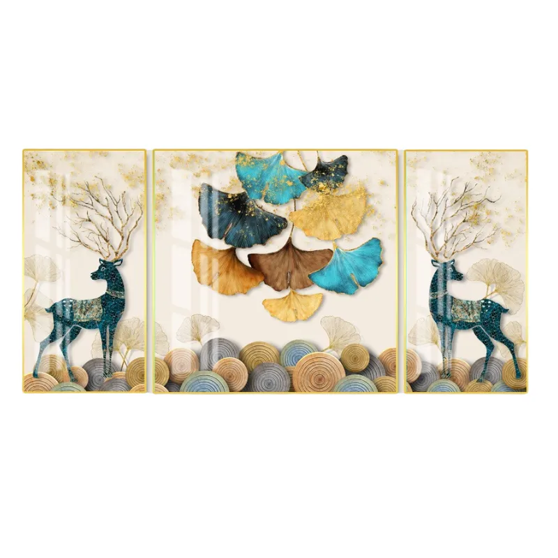 Tranh tráng gương treo tường nghệ thuật, quà tặng trang trí nhà cửa