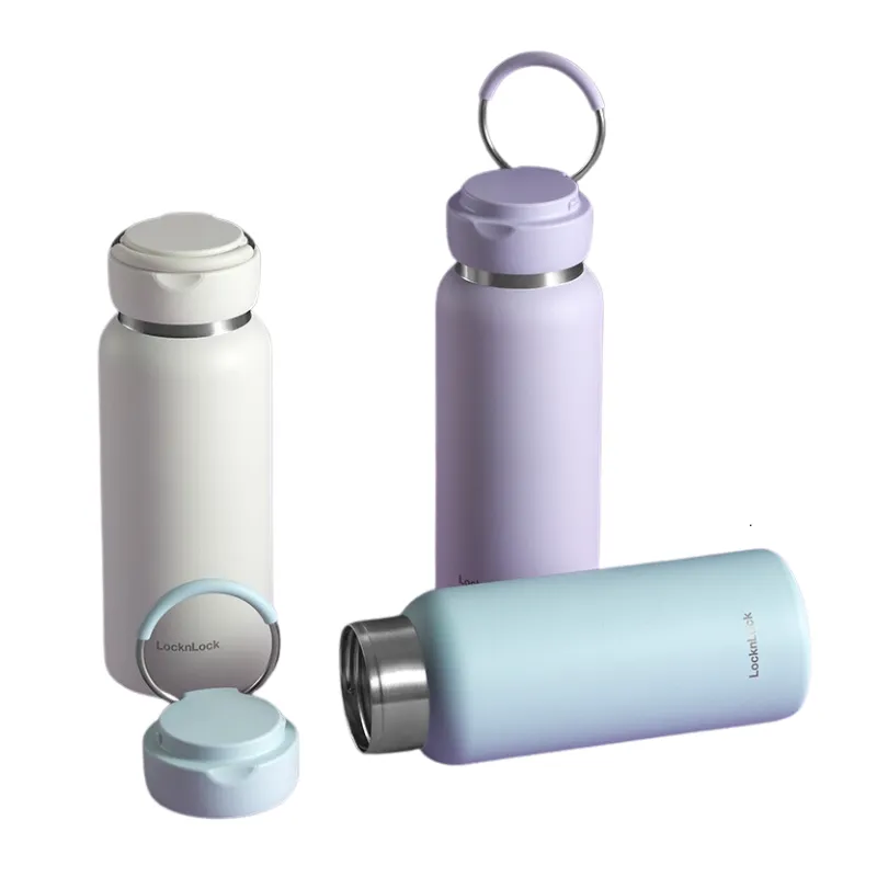 Bình giữ nhiệt Lock&amp;Lock Sling Ring Tumbler, phụ kiện thể thao thiết yếu