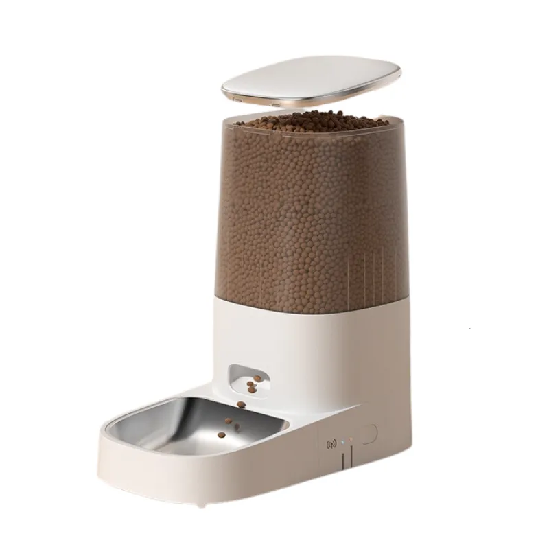 Máy cho ăn tự động ROJECO, quà tặng tiện ích cho mẹ nuôi thú cưng