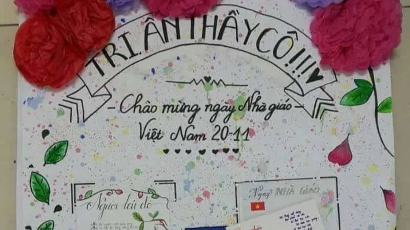 Lời chúc 20/11 viết status Facebook/báo tường.