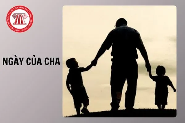 Lời chúc cho Ngày của Cha in trên tấm thiệp thiết kế sang trọng, nhấn mạnh tình yêu thương gia đình Việt