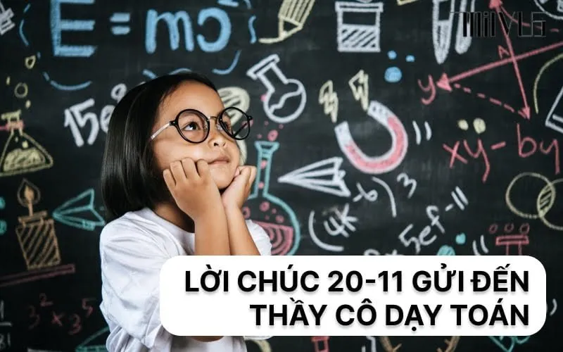 Lời tri ân ý nghĩa nhân ngày 20/11 gửi đến thầy cô dạy Toán, người đã truyền đạt tư duy logic