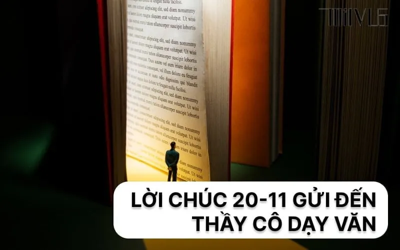 Lời chúc 20/11 độc đáo cho giáo viên Ngữ Văn, ca ngợi vẻ đẹp của văn chương và tâm huyết giảng dạy