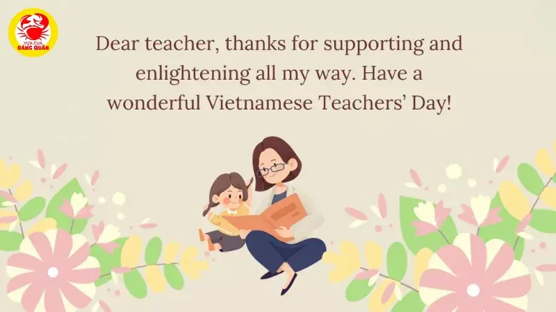 Các mẫu câu lời chúc 20 11 tiếng anh dành riêng cho cô giáo và thầy giáo