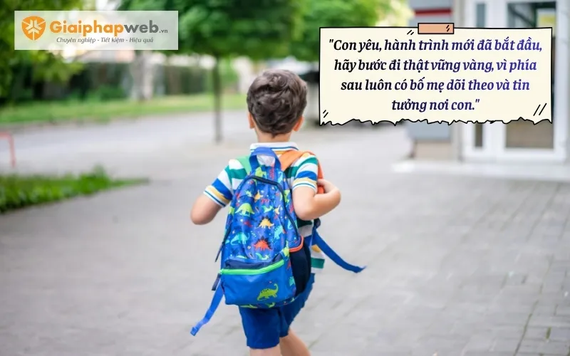 lời chúc động viên con trai không ngại thử thách, mạnh dạn khám phá tri thức