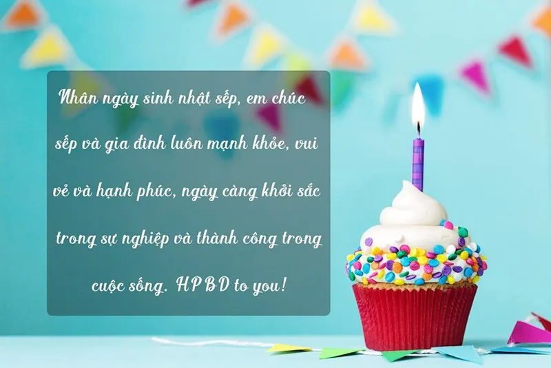 Gợi ý lời chúc sinh nhật chuyên nghiệp cho cấp trên và đồng nghiệp