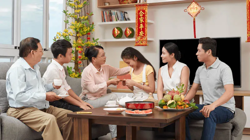 Bức Tranh Thư Pháp Chữ Phúc Lộc Thọ Liên Quan Đến Các Mẫu Lời Chúc Năm Mới Hay Và Ý Nghĩa Cho Người Lớn Tuổi