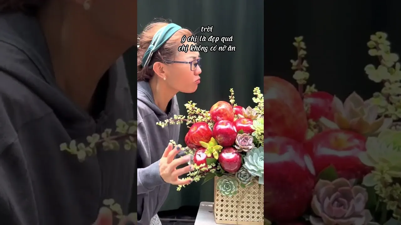 Quà tặng sinh nhật ý nghĩa cho người yêu là bó sen đá mix xương rồng được gói thủ công tinh xảo