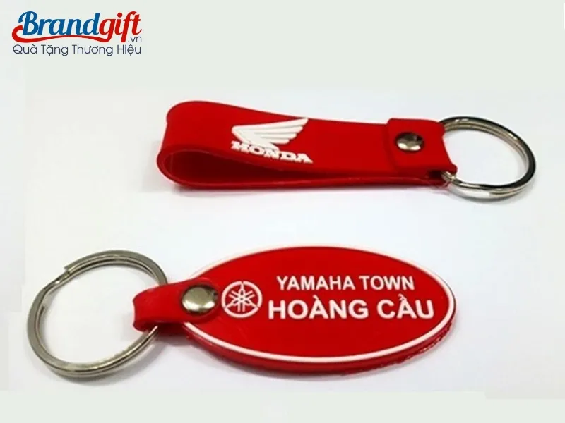 Móc khóa in logo quà tặng khuyến mãi giá rẻ