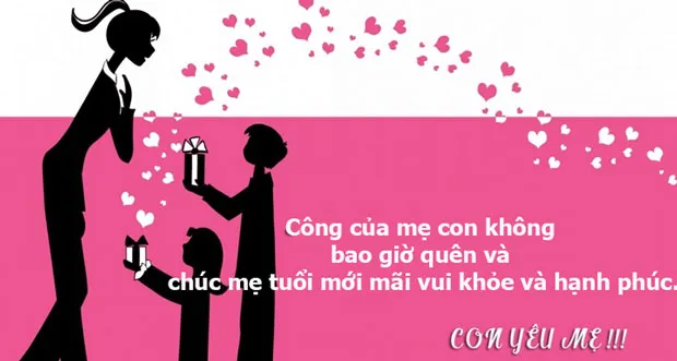 Bàn tiệc sinh nhật tối giản cùng hoa tươi, nơi gia đình cùng nhau nói lời chúc sinh nhật mẹ hay nhất