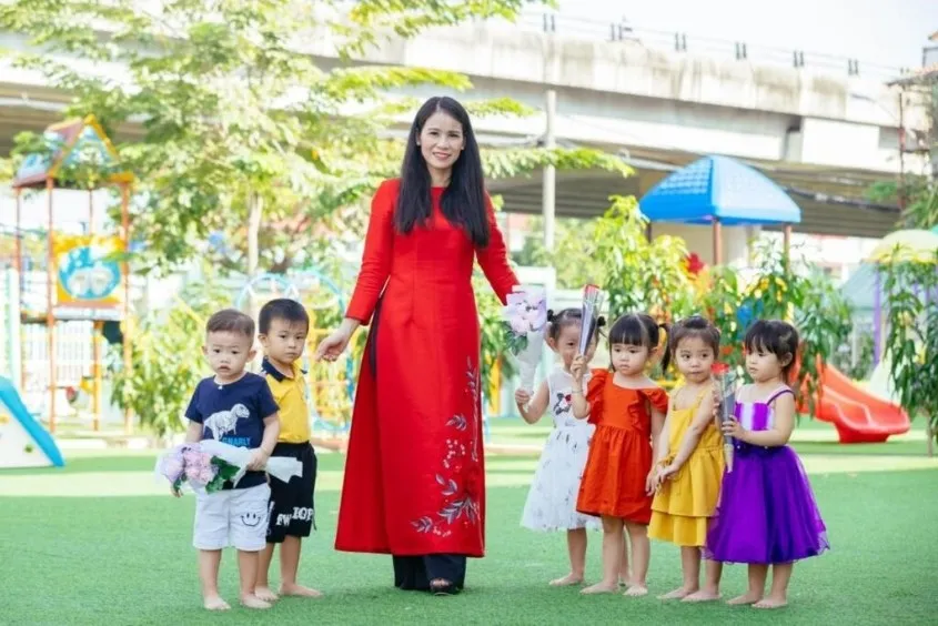 Sự biết ơn và lời chúc 20/11 ý nghĩa từ học sinh mầm non