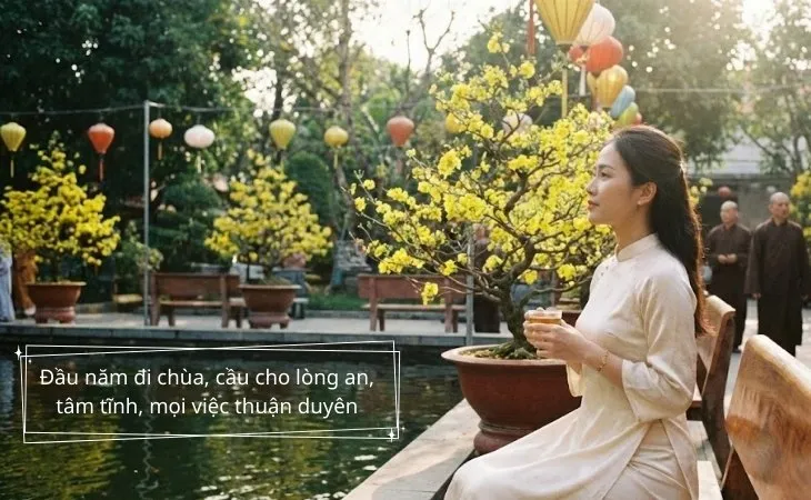 Stt đi chùa tịnh tâm và an nhiên