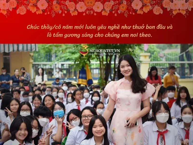 Lời chúc Tết chân thành giúp thầy cô cảm thấy ấm lòng trong những ngày đầu xuân năm mới