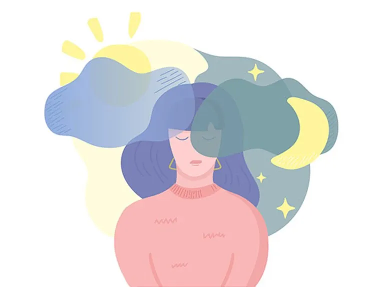 Người phụ nữ mệt mỏi vì chứng mất ngủ kéo dài gây ảnh hưởng sức khỏe