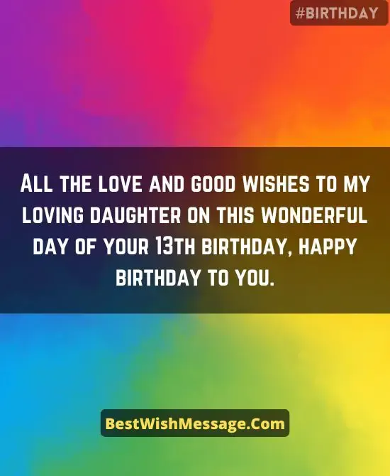 Lời chúc sinh nhật ấm lòng cho con gái tròn 13 tuổi