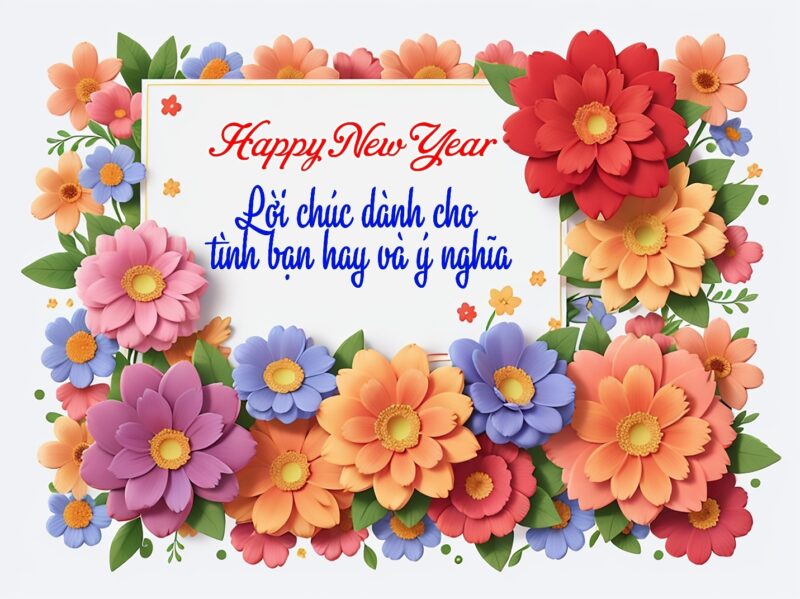 lời Chúc Mừng Năm Mới Tiếng Anh Tinh Tế Và Ý Nghĩa Năm 2025