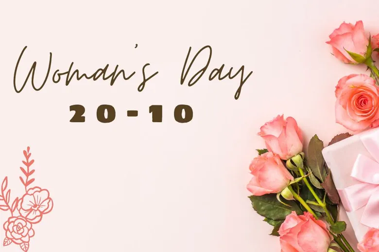 Những đóa hoa rực rỡ kèm theo lời chúc ngọt ngào dành tặng cho người phụ nữ yêu thương