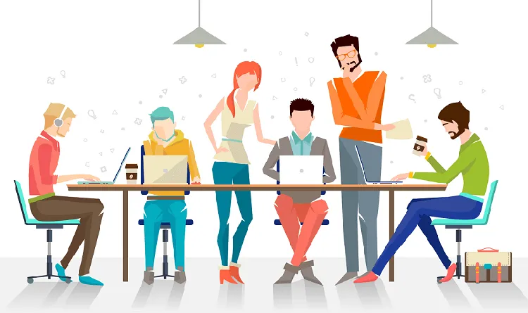 Không khí ấm cúng của buổi tiệc chia tay sếp với đầy đủ các thành viên trong phòng