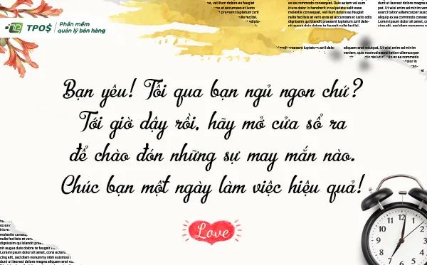 Tin nhắn chúc ngày mới ngọt ngào cho khách hàng