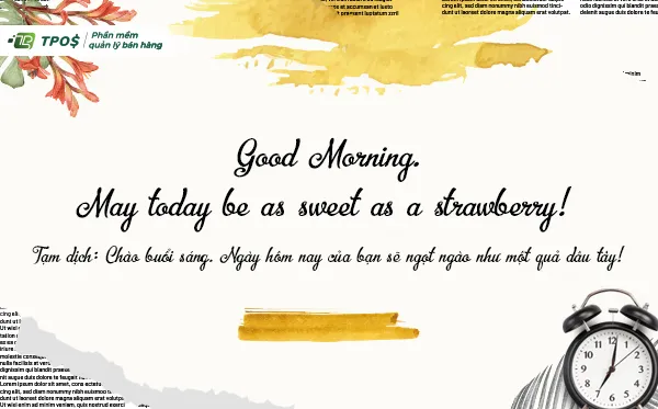 Chúc ngày mới tốt lành bằng tiếng Anh cho khách hàng