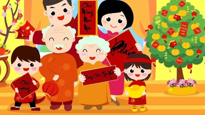 Lời chúc khai xuân đầu năm hay tới cửa hàng