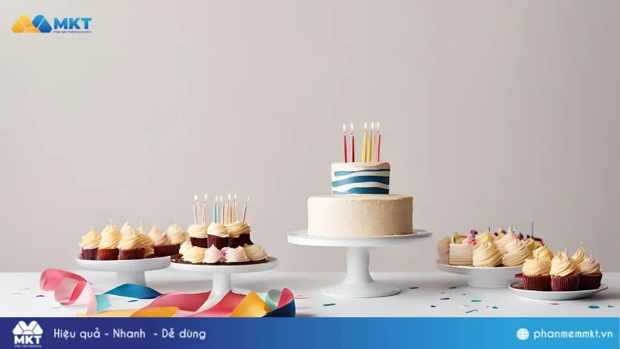 Cách trang trí bánh kem và ghi lời chúc ấn tượng cho bé gái