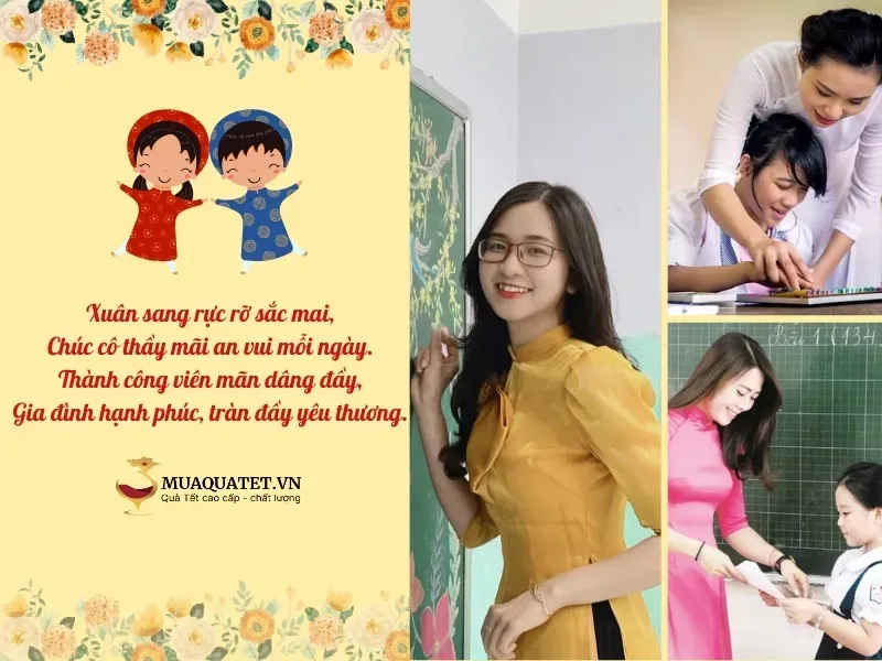 Thơ chúc Tết thầy cô mang đậm hơi thở truyền thống và khơi gợi nhiều cảm hứng ý nghĩa