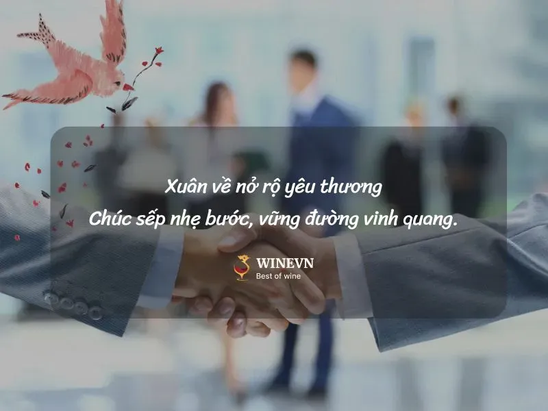 Lựa chọn khéo léo lời chúc Tết gửi đến sếp nữ giúp thể hiện sự tinh tế của nhân viên