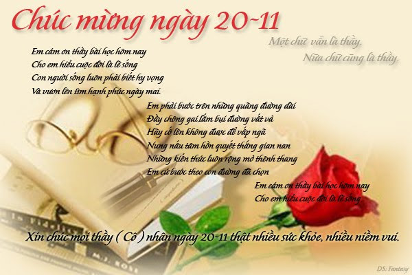 Lời Chúc Thầy Cô Hay Và Ý Nghĩa Nhất Cho Ngày Hiến Chương Nhà Giáo Việt Nam