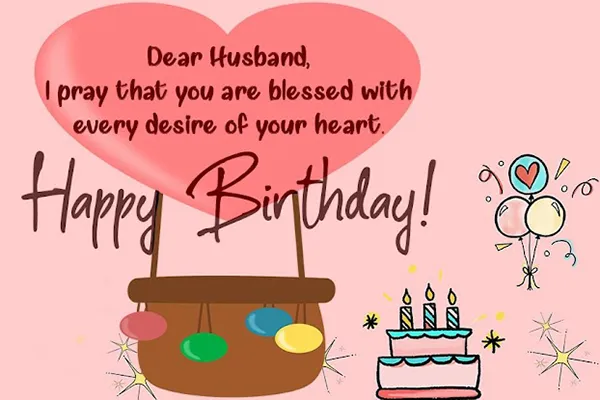 Lời chúc mừng sinh nhật chồng tiếng Anh