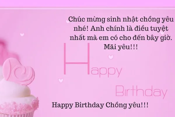 thiệp chúc mừng sinh nhật chồng