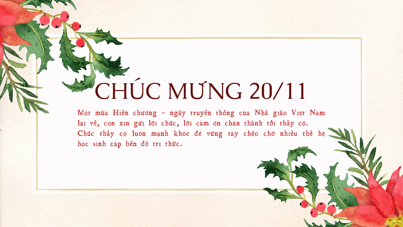Người thầy như người cha hiền hậu, nhân từ luôn hết lòng dạy dỗ học trò