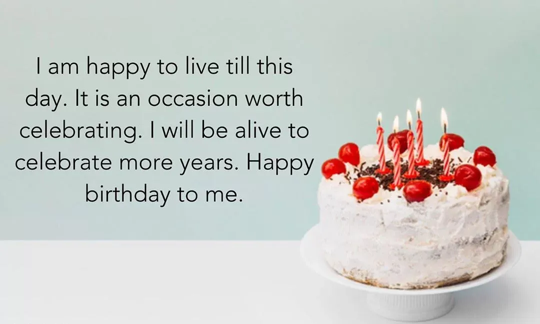 lời chúc sinh nhật dành cho bản thân