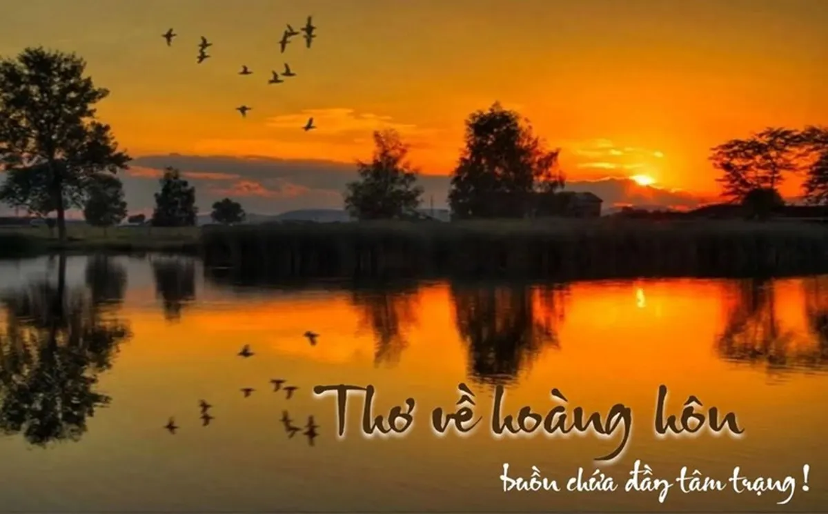 Những bài thơ hay về hoàng hôn luôn mang lại cảm giác hoài niệm và sâu sắc