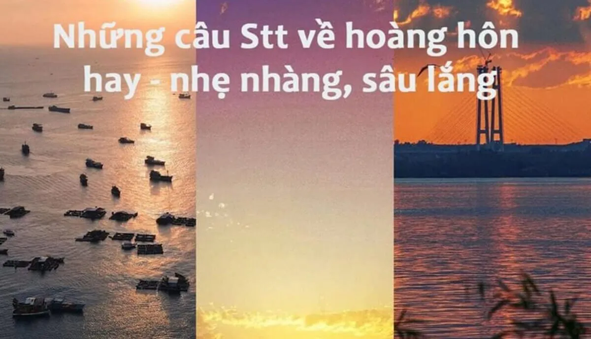 Sử dụng STT thả thính về hoàng hôn là cách tuyệt vời để kết nối với người bạn thích