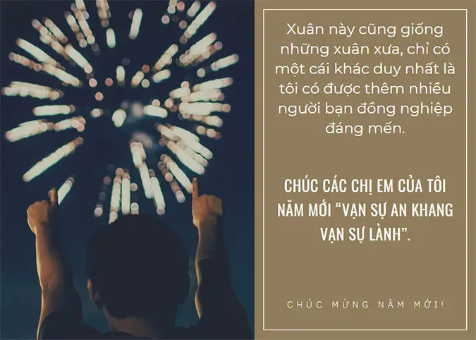 Những bó hoa và lời chúc gửi đến đồng nghiệp nữ tạo không khí ấm cúng