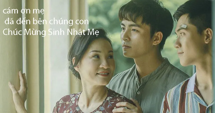 Tình cảm ấm áp giữa mẹ vợ và con rể trong ngày sinh nhật