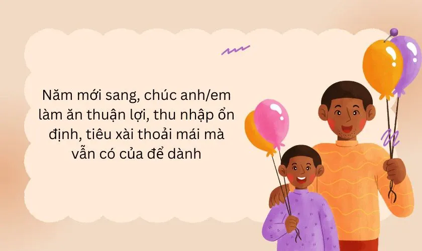 Lời chúc dành cho anh em trai thường mang tính khích lệ sự nghiệp và bản lĩnh