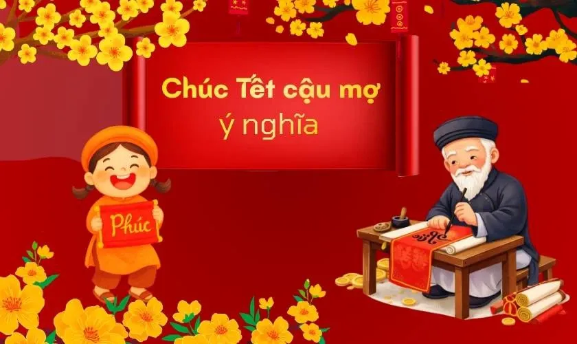 Những lời chúc tết cậu mợ ý nghĩa về tài lộc và sự thịnh vượng cho cả năm