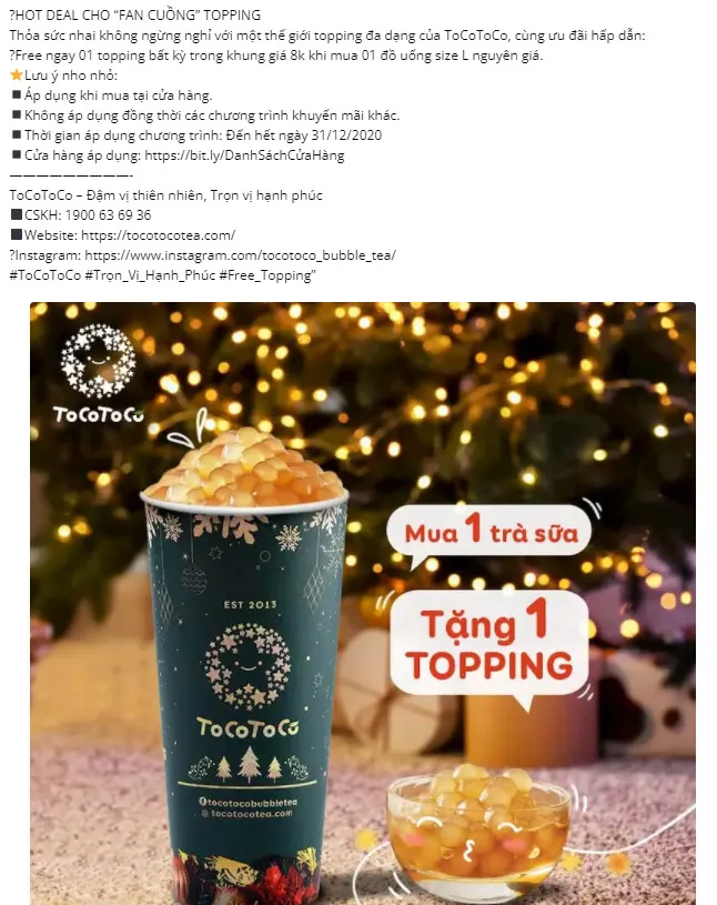 Mẫu thiết kế nội dung khuyến mãi thu hút sự chú ý của khách hàng