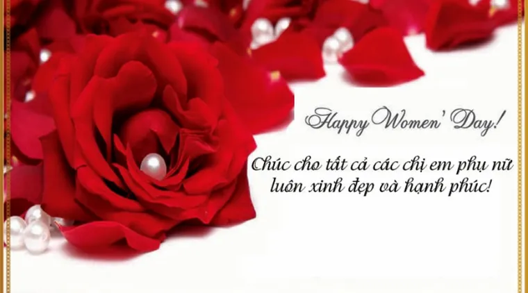 Thiệp chúc mừng ngày quốc tế phụ nữ 8/3 tươi đẹp